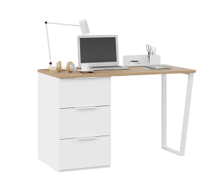 Порто стол письменный с тумбой универсальной