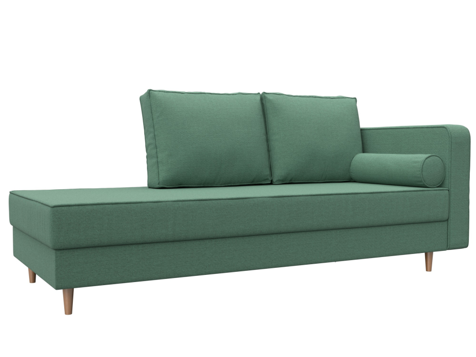 Кушетка диван, Кушетка Прайм правая, рогожка Амур