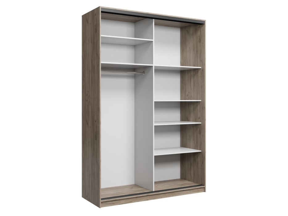 Шкафы-купе, Шкаф купе 2-х дверный АЙСБЕРГ ЛОФТ 160 + зеркало