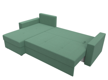 Диван угловой Верона Лайт левый угол, рогожка Амур