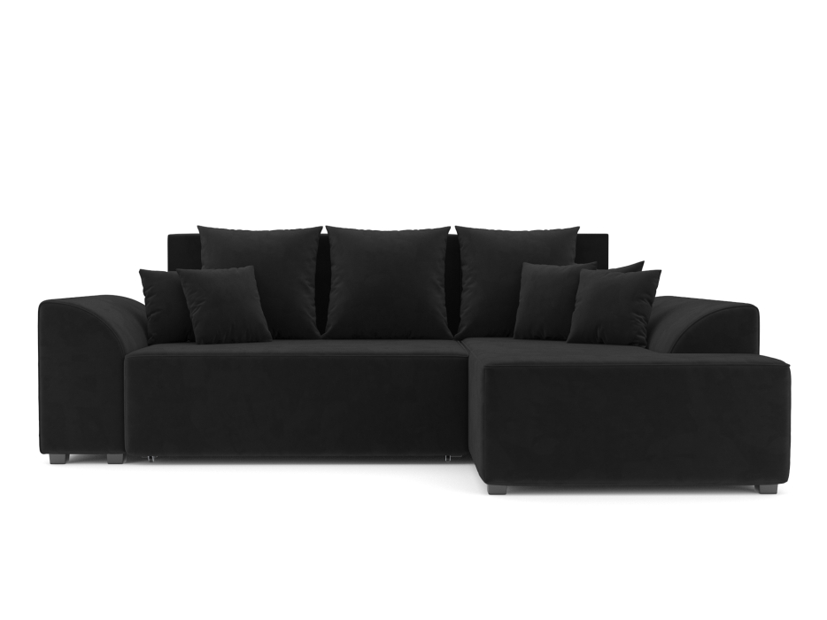 Диваны угловые в гостиную, Угловой диван Анхель правый угол, велюр