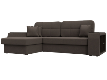 Диван угловой Брюссель левый угол, рогожка Амур