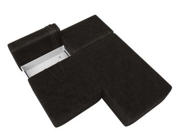 Диван угловой модульный Лига-060 НПБ угол универсальный, велюр BRUT