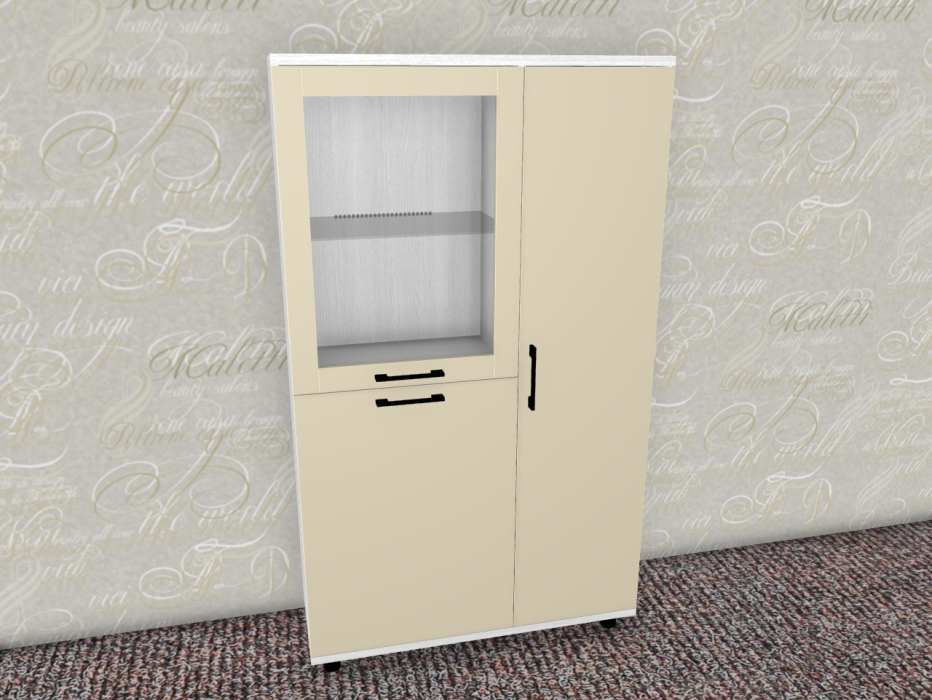 Шкафы распашные, Модульная система Грейс Шкаф ШК-5084  Снежный Ясень