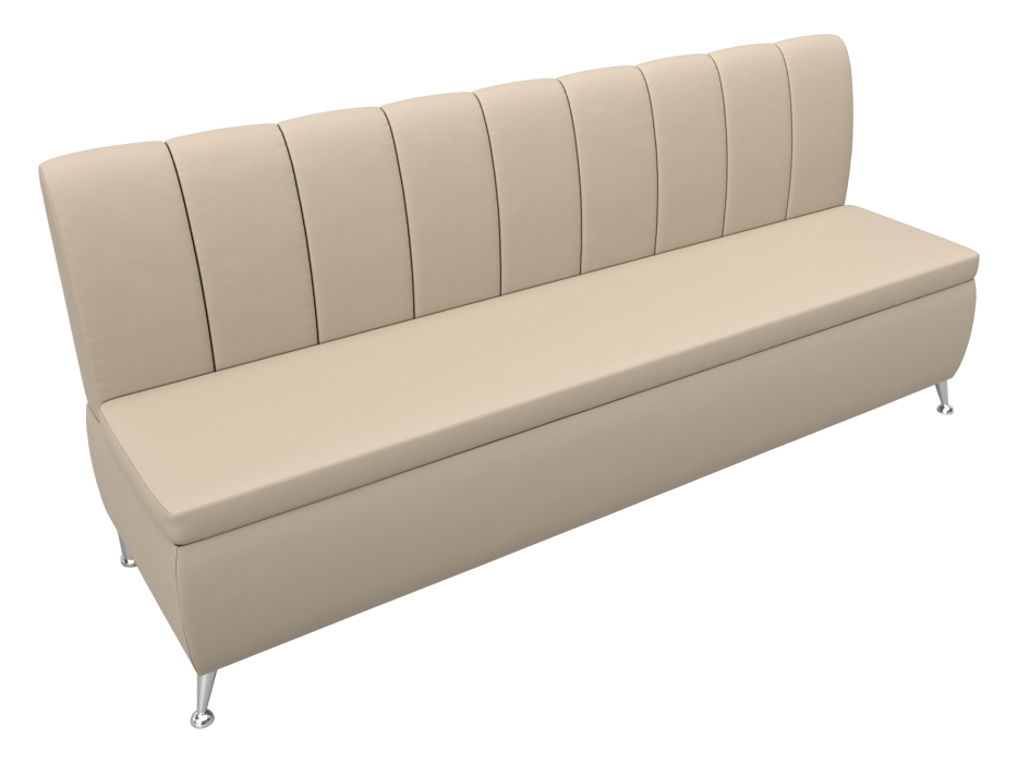 Диваны прямые кухонные, Диван кухонный прямой Кантри, экокожа