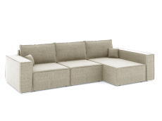Диваны угловые в гостиную, Диван-кровать угловой Фостер Лофт, еврокнижка рогожка