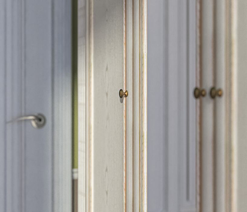 В гостиную, Шкаф 3-х дверный с зеркалом Версаль СБ-2318