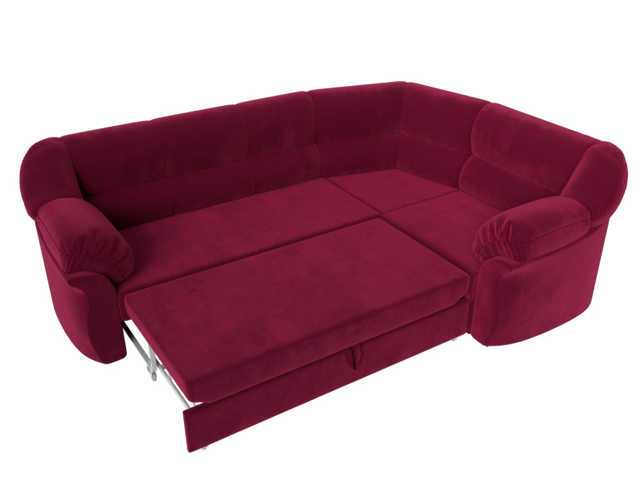 Диваны угловые в гостиную, Диван угловой Карнелла правый угол, микровельвет