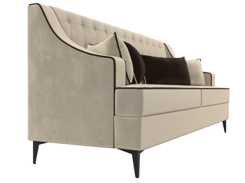 Прямой диван Марк, микровельвет