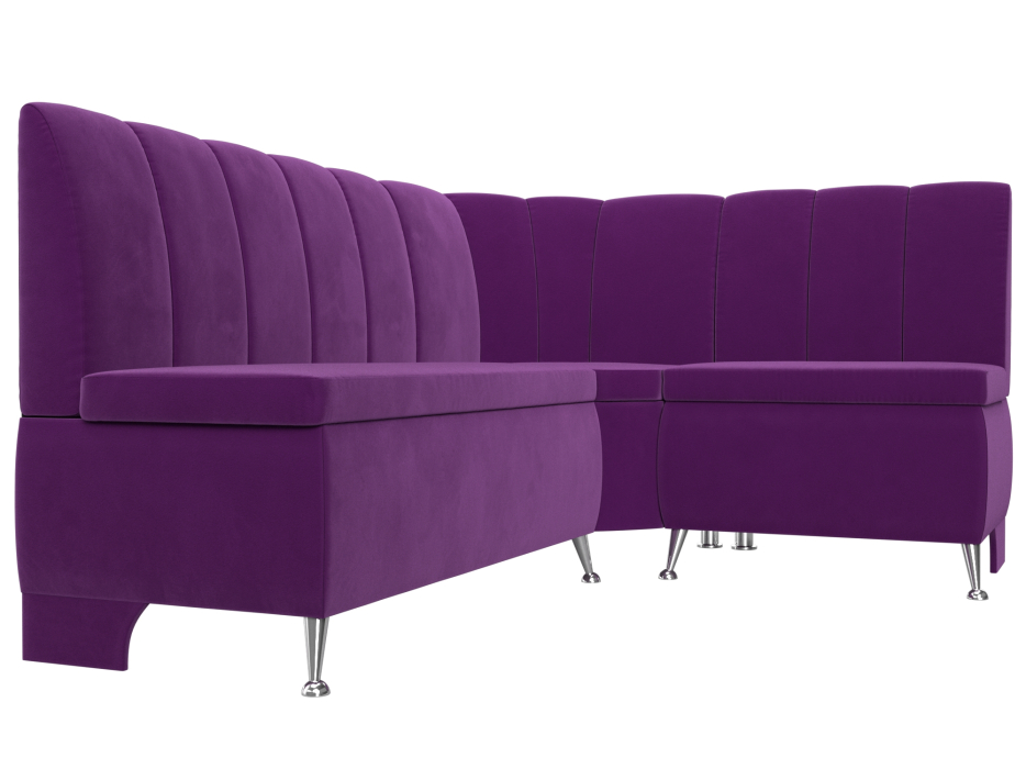 Диваны угловые кухонные, Диван кухонный угловой Кантри правый угол, микровельвет