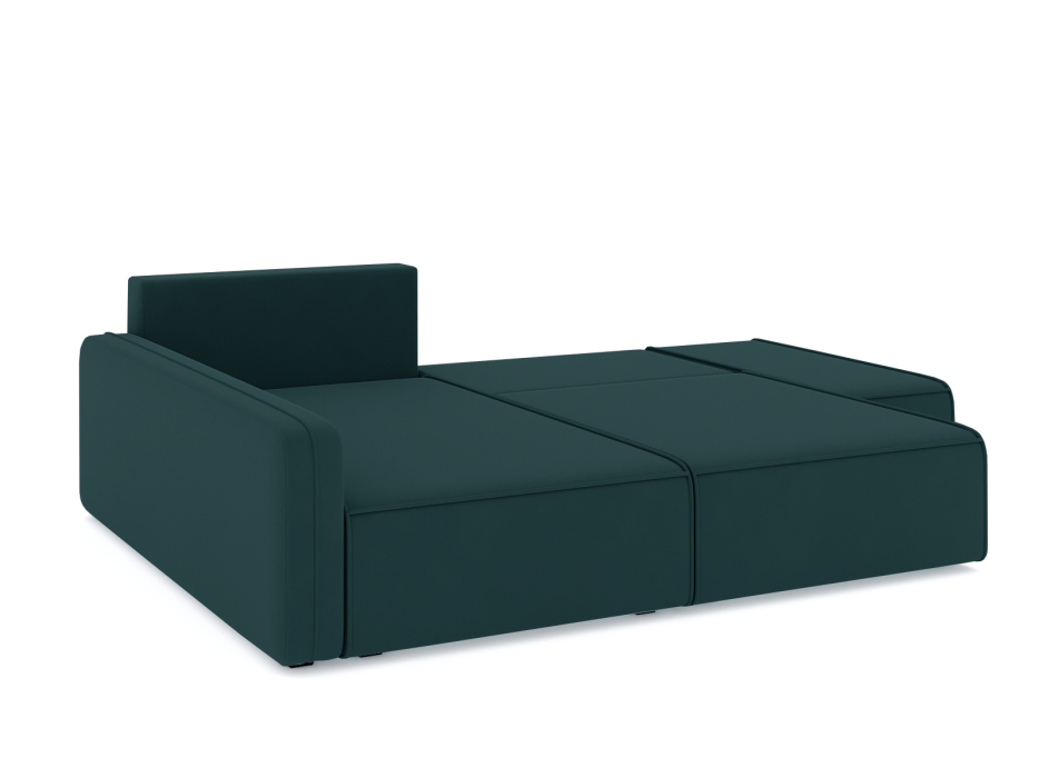 Диваны угловые в гостиную, Диван-кровать угловой Портленд еврокнижка НПБ, велюр