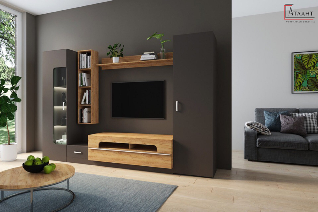 Стенки для гостиной, Стенка ТВ Loft-20