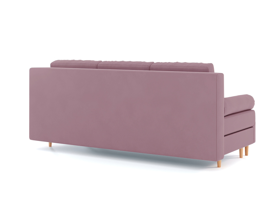 Диваны еврокнижки, Диван-кровать Белфаст без подлоктоников еврокнижка, велюр