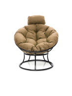 Кресла, Кресло ПАПАСАН мини без ротанга чёрное