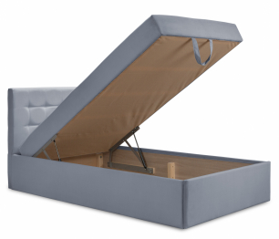 Кровать тахта Слип 120 с подъемным механизмом, микровелюр