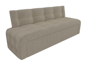 Кухонный прямой диван Люксор, микровельвет