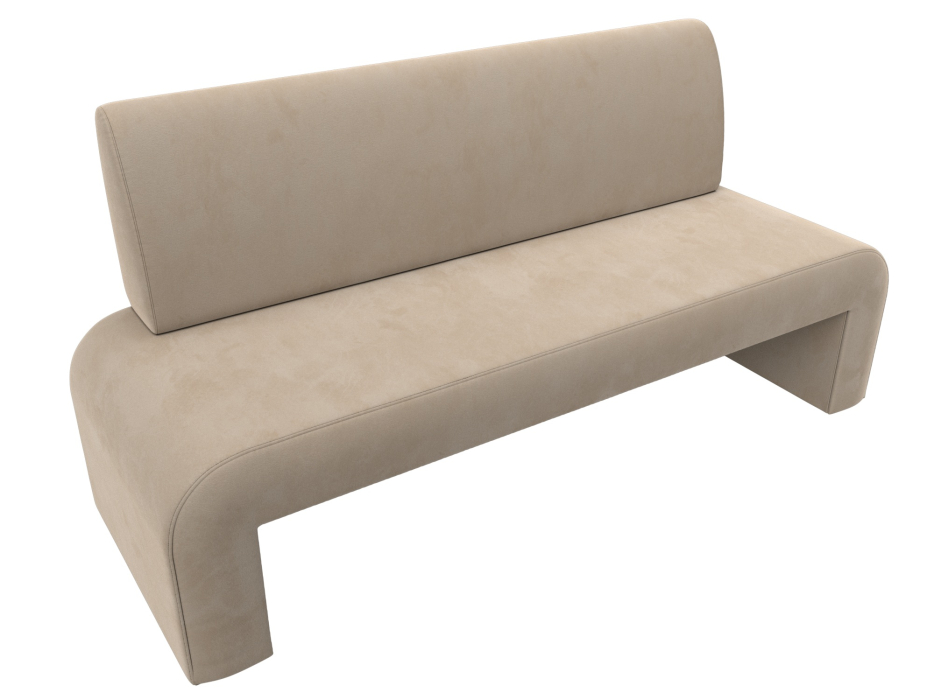 Диваны прямые кухонные, Диван кухонный прямой Кармен, велюр