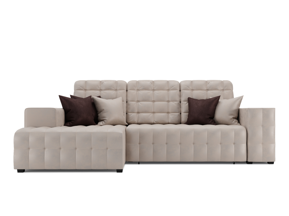 Диваны угловые в гостиную, Диван Мадрид Левый угол (Бархат)