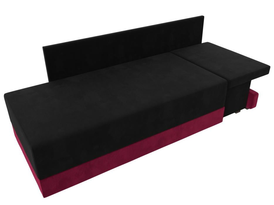 Кушетка диван, Кушетка Никас правая, микровельвет