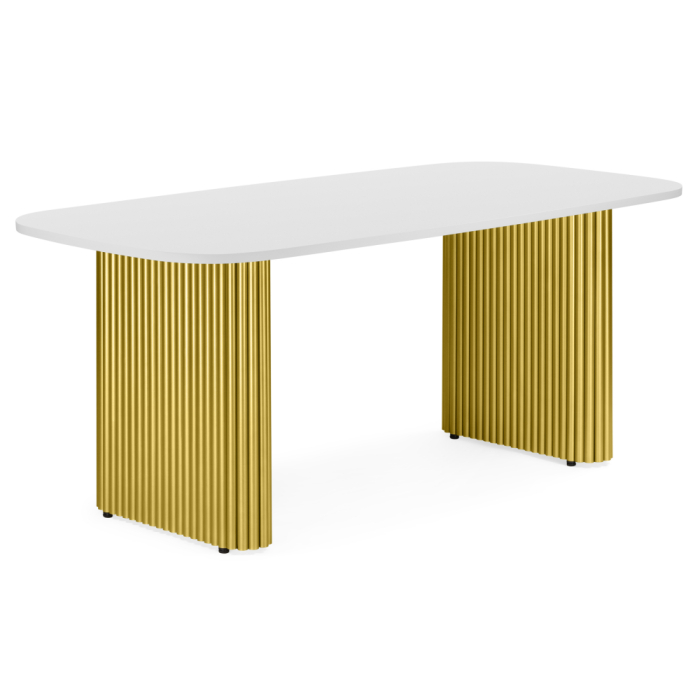 Обеденные столы, Деревянный стол Бавария 180*90 (золотые ноги)