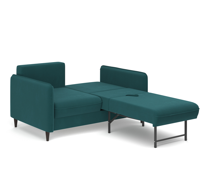 Дизайнерские диваны для гостиной, Диван-кровать Фьорд SMART 140, велюр