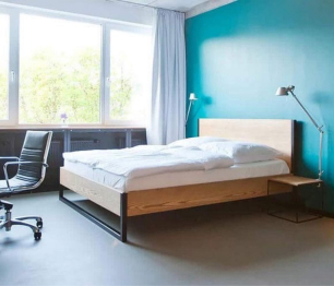 Кровать в стиле лофт Ардено 0.9