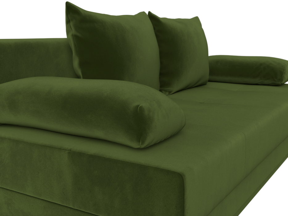 Диваны еврокнижки, Диван прямой Ник-2, микровельвет