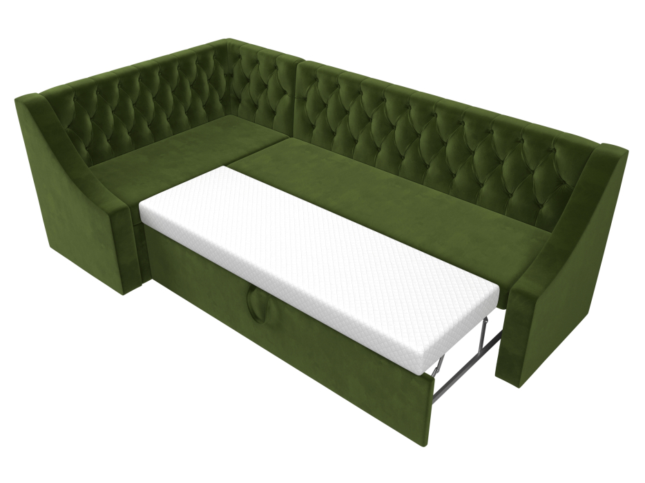 Диваны угловые кухонные, Кухонный угловой диван Мерлин левый угол микровельвет