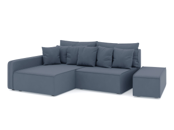 Диван-кровать угловой Портленд еврокнижка НПБ, велюр