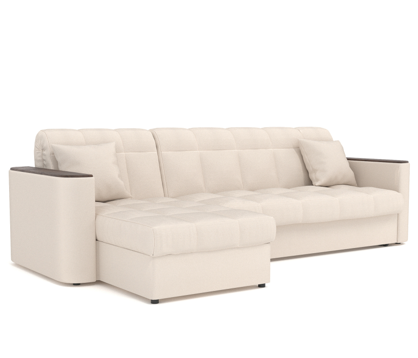 Диваны угловые в гостиную, Диван Неаполь 1,4 угол с оттоманкой