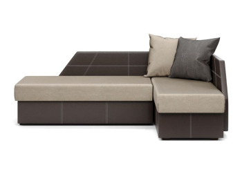 Угловой диван-кровать Андора,дельфин,велюр