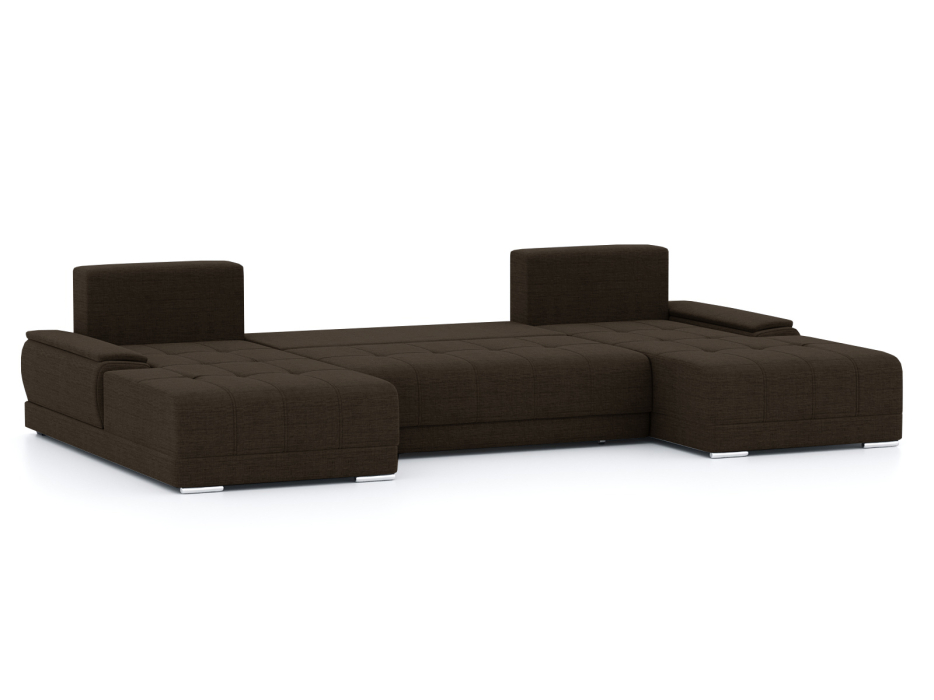 Диваны еврокнижки, Диван-кровать П-образный Нордвикс, рогожка Люкс