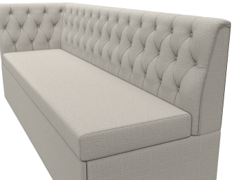 Диван кухонный Маркиз с углом слева, рогожка Амур