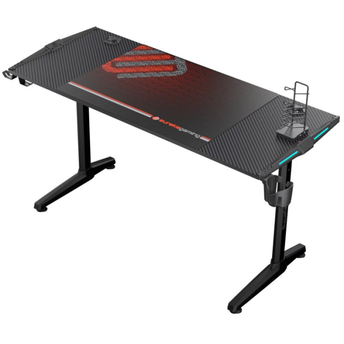 Геймерские, Стол для компьютера (для геймеров) EUREKA GIP 55, Black