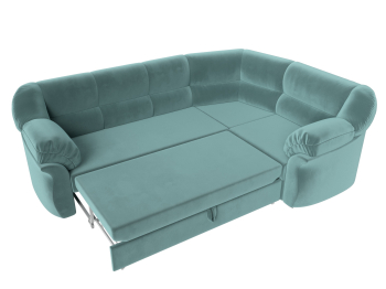 Диван угловой Карнелла правый угол, велюр