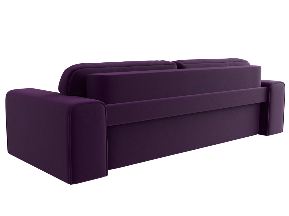 Диваны с ящиком для белья, Прямой диван Лига-029, микровельвет