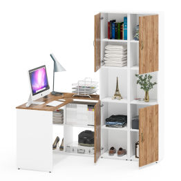 Лидер-8 письменный стол-трансформер и два пенала Лидер-8.