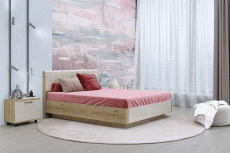 Кровати 180х200, Модульная система Грейс Кровать КР-4014  Гикори Джексон Светлый