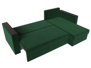 Диван угловой Атланта без стола универсальный угол, велюр