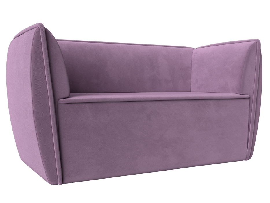 Дизайнерские диваны для гостиной, Прямой диван Бергамо 2-х местный, микровельвет