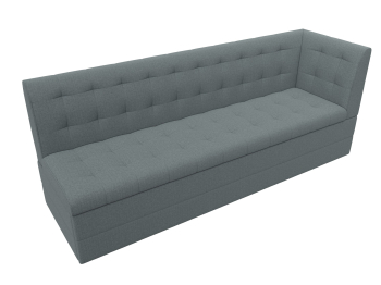 Диван кухонный Бриз с углом справа, рогожка Амур