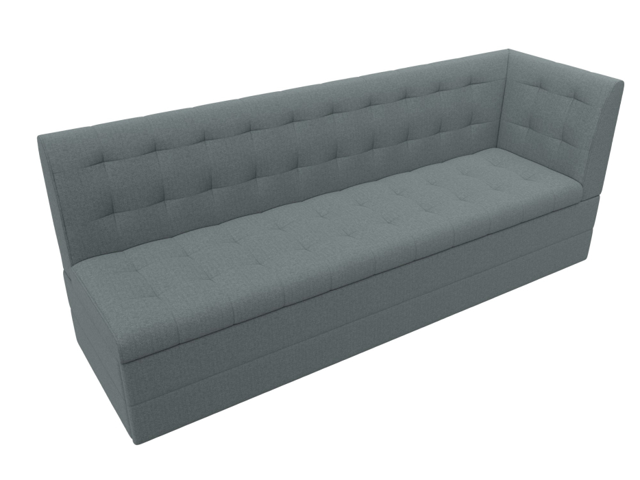 Диваны угловые кухонные, Диван кухонный Бриз с углом справа, рогожка Амур