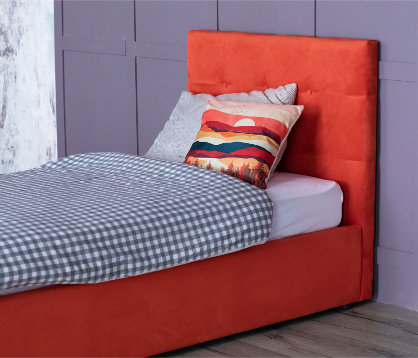 Мягкая кровать, Мягкая кровать Selesta 900 с ортопедическим основанием