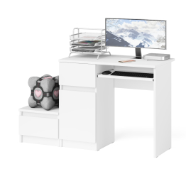 Стол компьютерный Мори МС-1 левый с тумбой