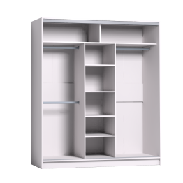 Шкаф-купе 3-дв  Strike 1800 лдсп/лдсп  (в2105*ш1800*г595)