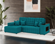 Диваны угловые в гостиную, Диван Мадрид Левый угол (Бархат)