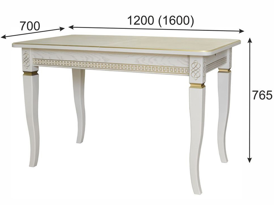 Обеденные столы, Стол обеденный Мебелик Фидея 3