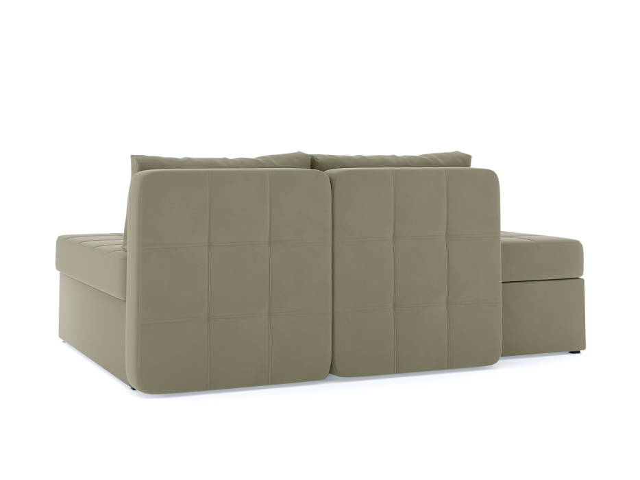 Диваны угловые в гостиную, Диван-кровать угловой Оливер еврокнижка-трансформер, велюр