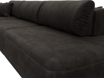 Диван угловой Лига-036 НПБ Модерн Лонг левый угол, велюр BRUT