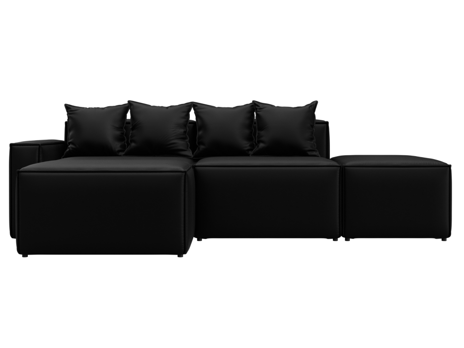 Диваны угловые в гостиную, Диван угловой модульный Лига-063 угол левый, экокожа GRIFON